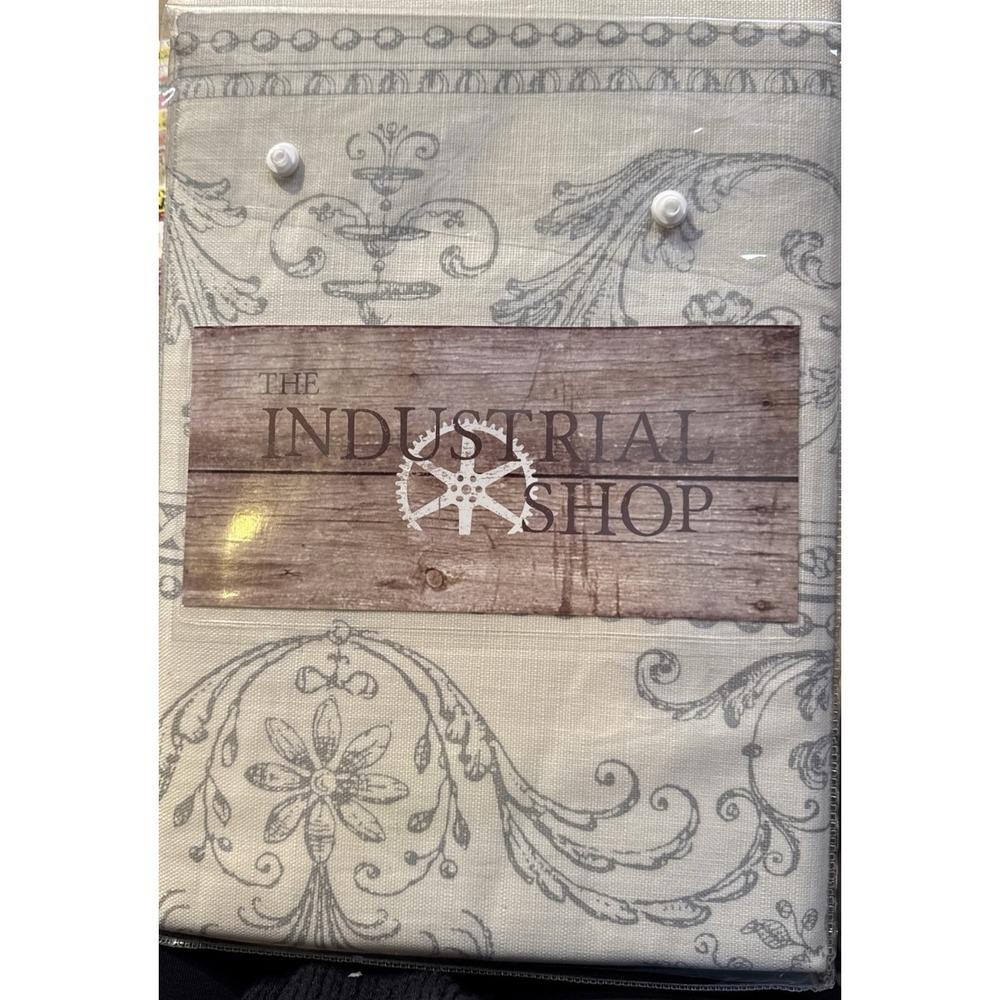 The Industrial Shop Vintage Gate Drape Panels (2) 84" Length New!